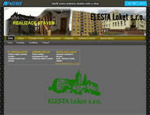 Tablet Screenshot of elesta.cz